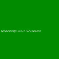 Geschmeidiges Leinen-Portemonnaie