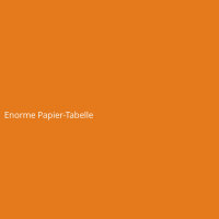 Enorme Papier-Tabelle